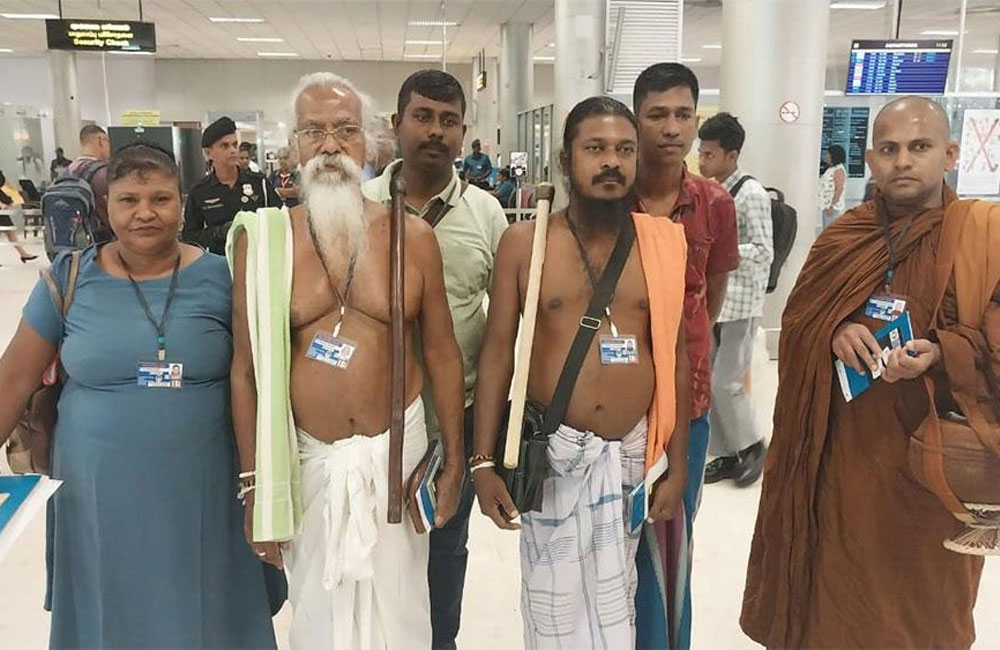 Vedda Community Leader Vannilattho Leaves for India Pilgrimage 