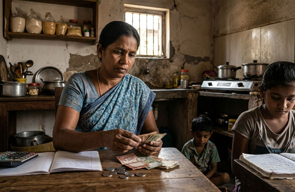 75% of Sri Lankan households earn insufficient income to cover living costs - World Bank