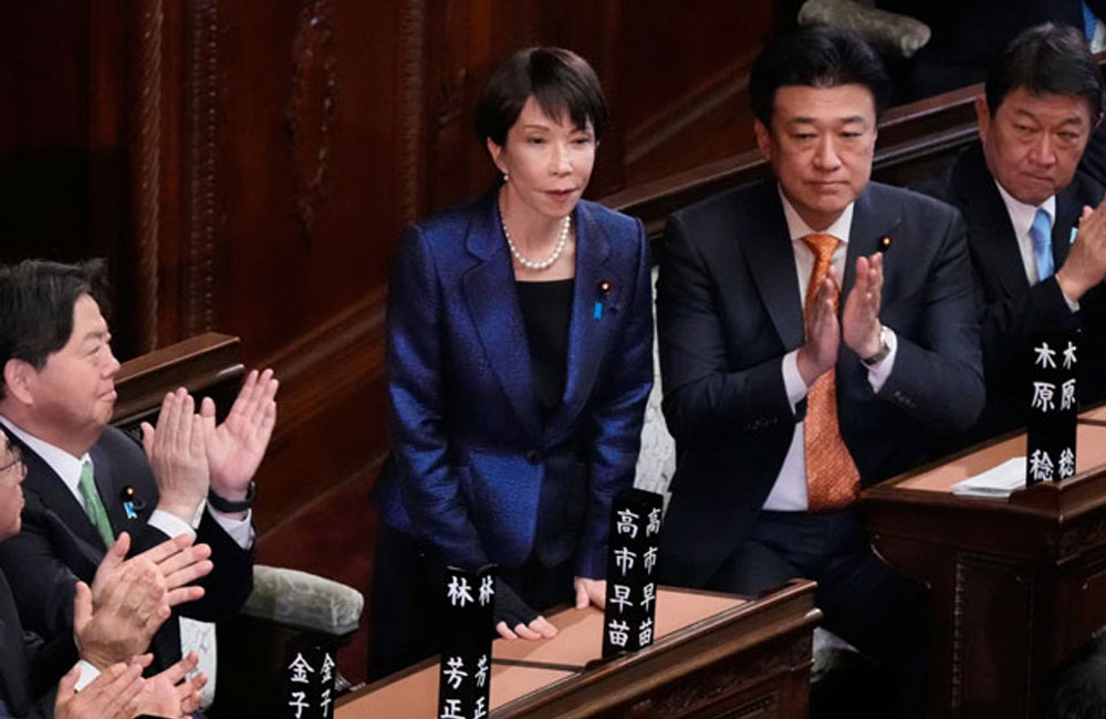 Takaichi reelected as Japan’s prime minister with a goal of pushing to the right 